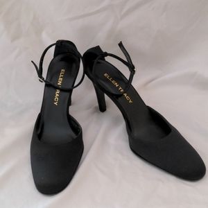 Ellen Tracy Satin Heels